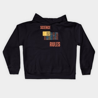 Science Rules Kids Hoodie